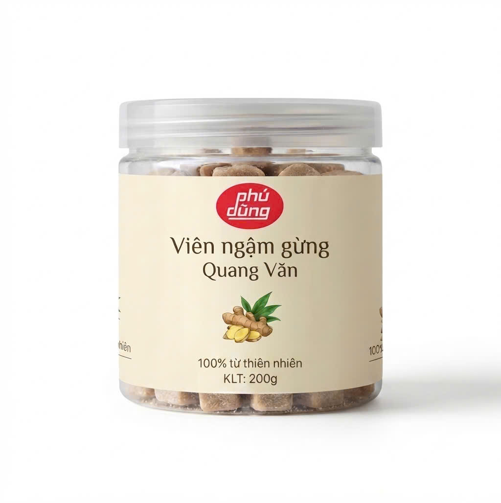 Viên Ngậm Gừng - Quang Văn 200g