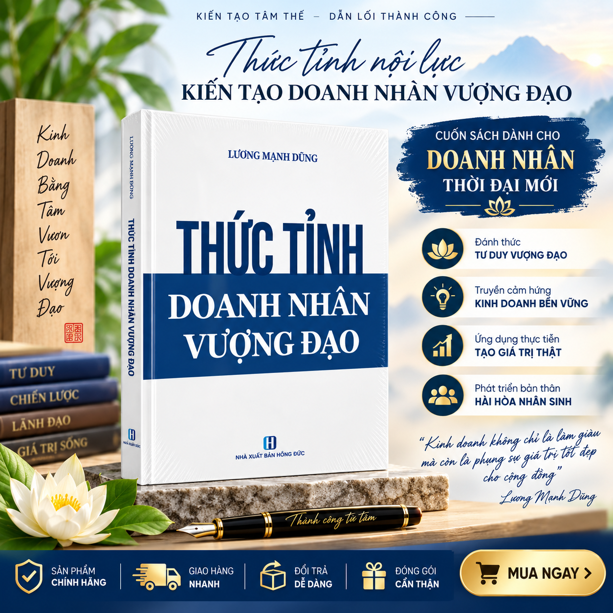 Sách " Thức Tỉnh Doanh Nhân Vượng Đạo "