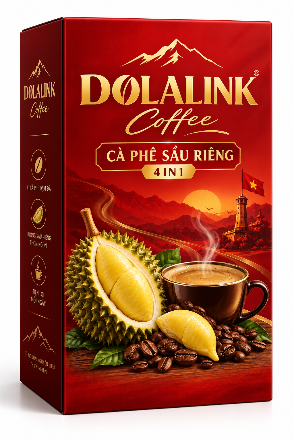 Cà phê Dolalink vị sầu riêng